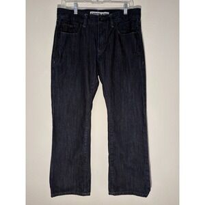 Express Rocco Mens Jeans 32x30 Dark Wash Slim Fit Boot Cut